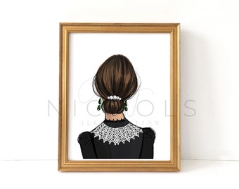 I Dissent (Fashion Illustration Print)