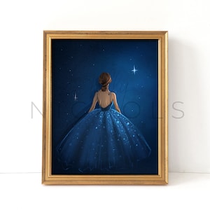 Star Chaser (Winter Fashion Illustration print)