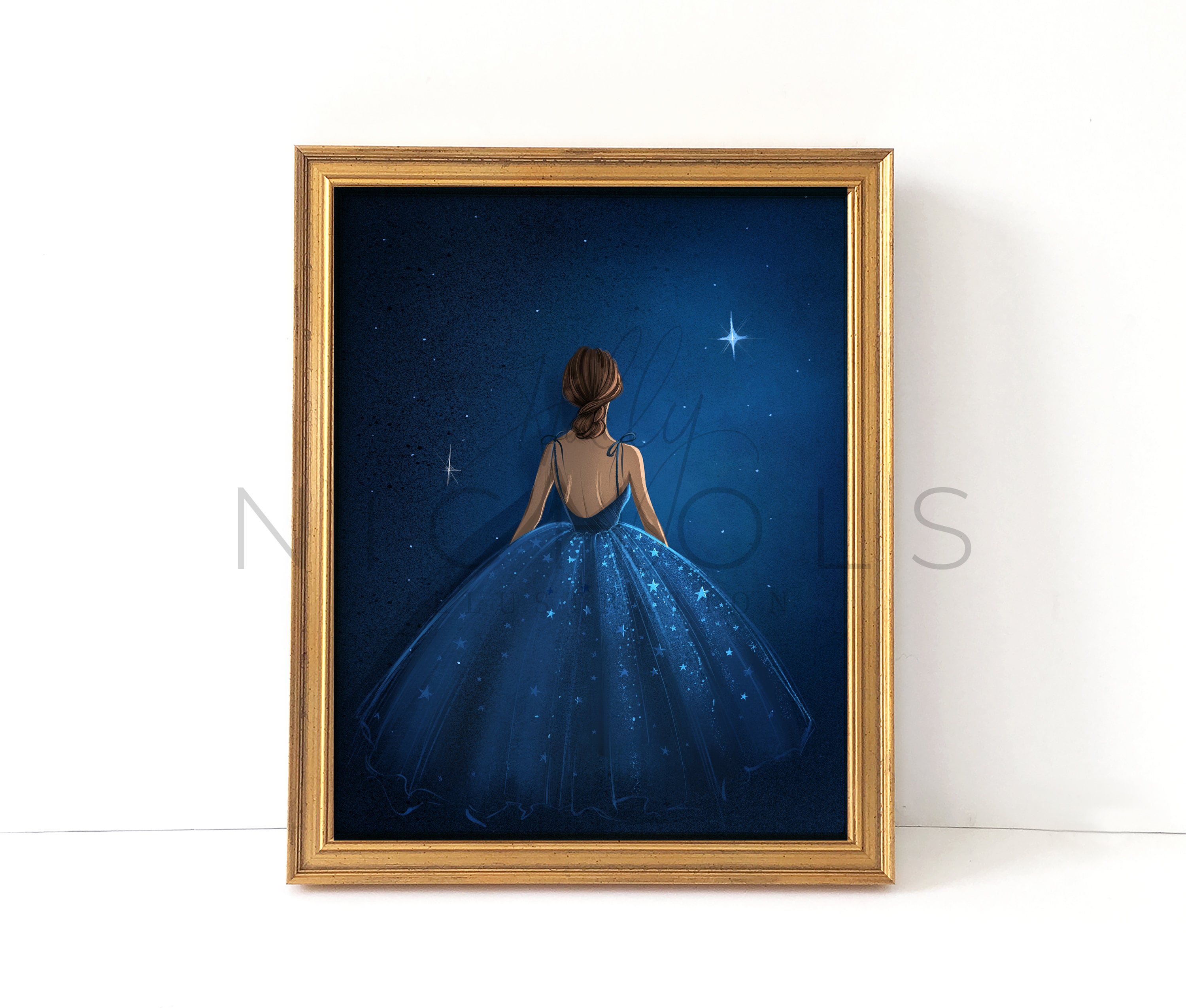 Star Chaser (winter Fashion Illustration Print) - Etsy Canada
