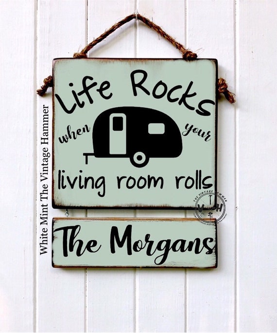 Camping Zeichen Zeichen Rv Zeichen Holz Sprüche Anpassbare Wohnmobil Zeichen Namensschild Wetter Versiegelt Camping Benutzerdefinierte