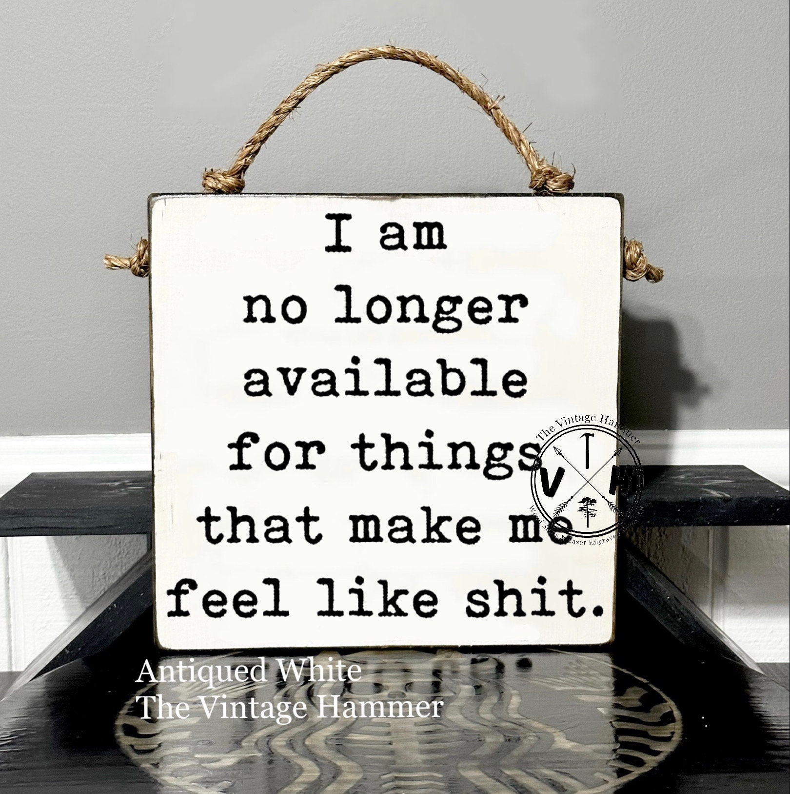 Funny Wood Sign: 