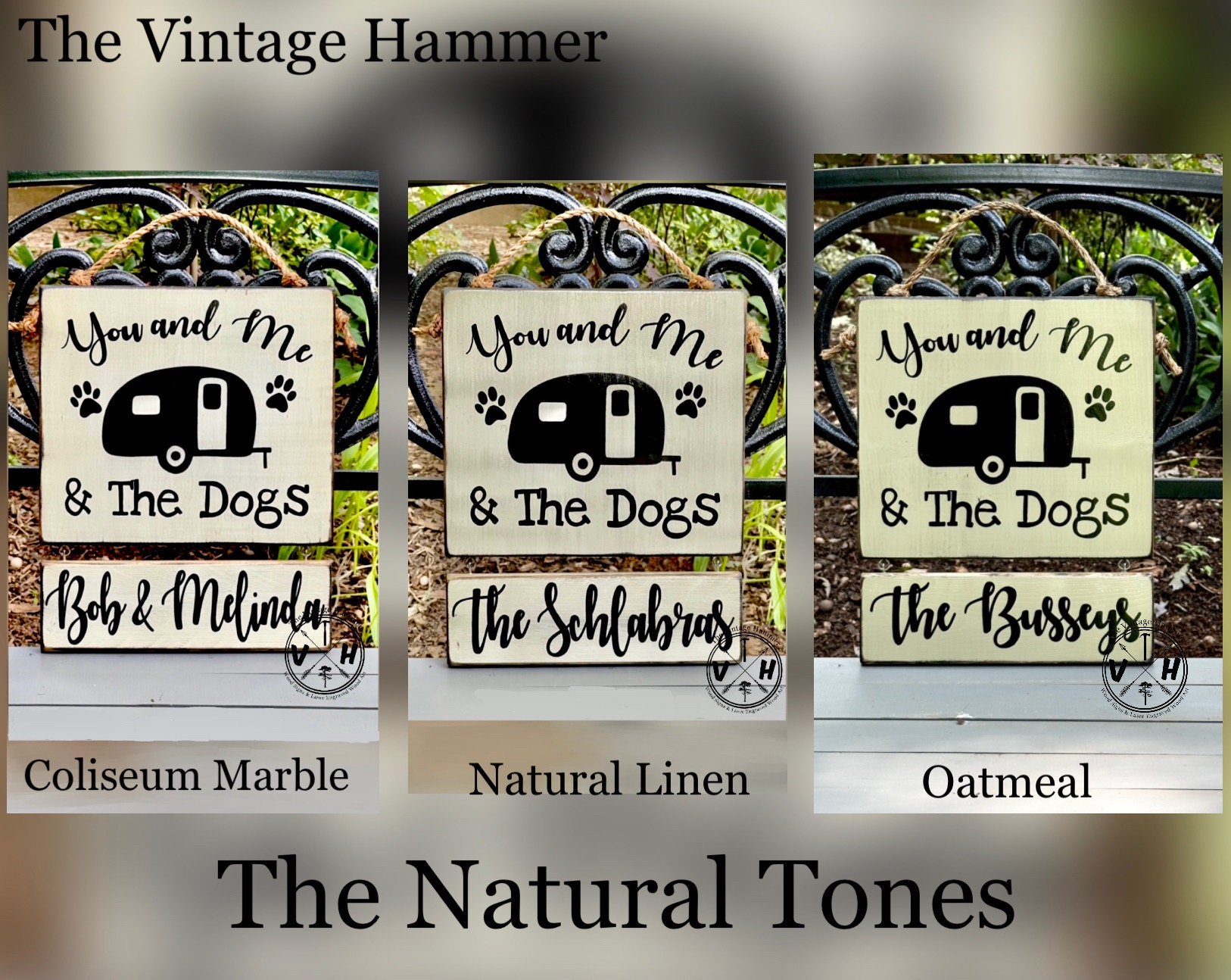 Personalized Dog Camper Sign: Solid Wood RV Decor - Etsy