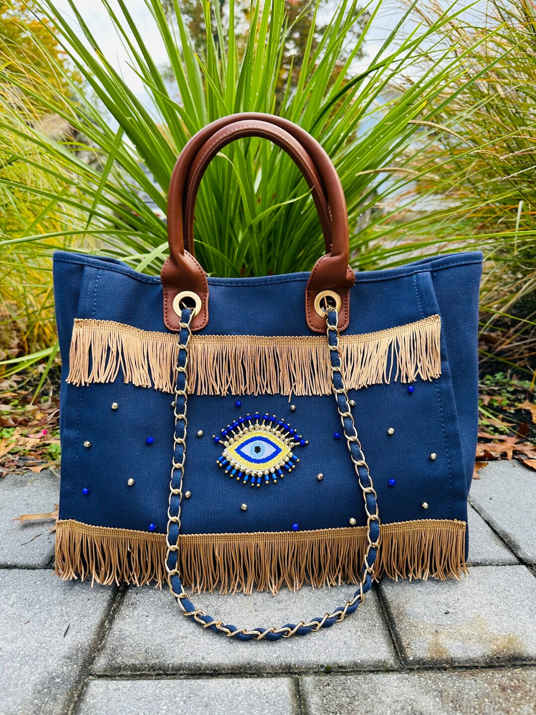 TOPAZ EVIL EYE BAG