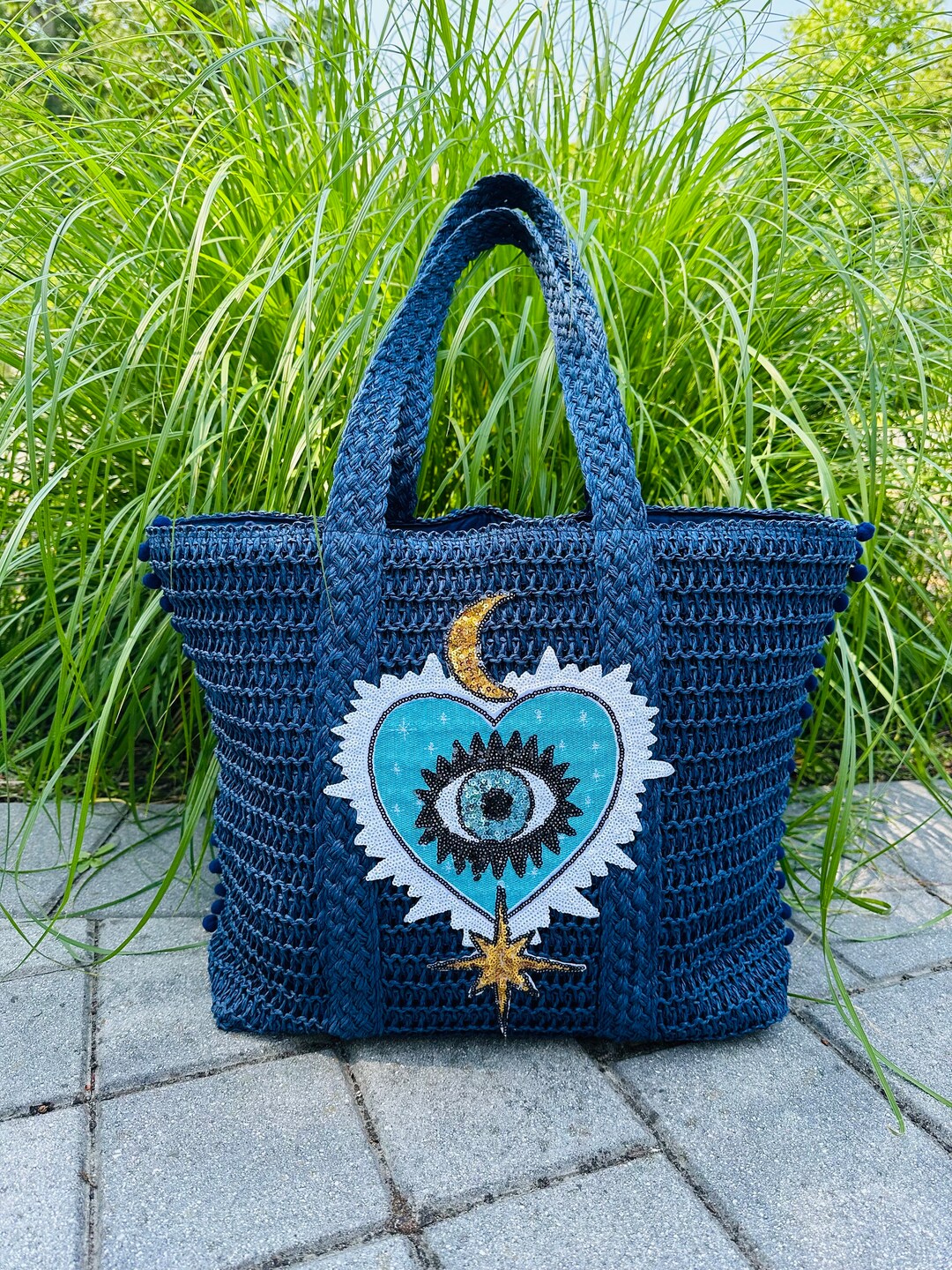 OCEAN EVIL EYE BAG main image 1