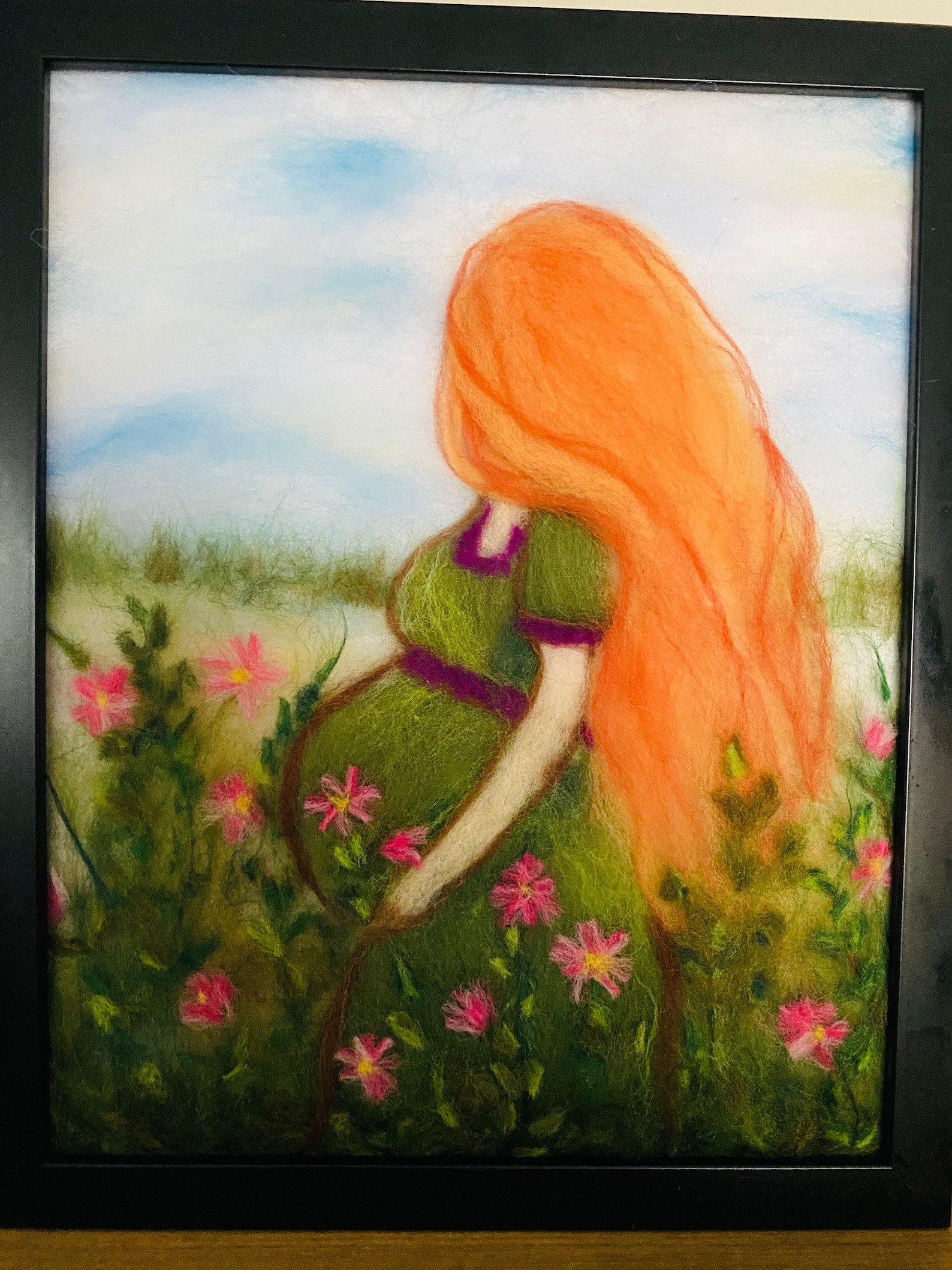 Pregnant Women Art Maternity Artpregnancy Paintingmom to Be Etsy