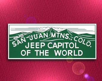 San Juan Mountains Sign