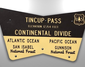 Copy of Trail Sign from Tincup Pass, Colorado
