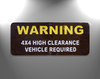 Copy of Trail Sign from 4x4 Trail in Big Bend National Park, Texas