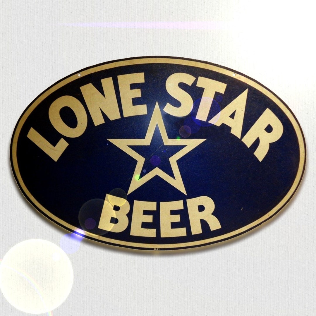 Copy of Vintage Lone Star Beer Sign - Etsy