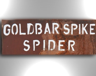 Copia del letrero del sendero GoldBar-Spike Spider Trail Complex, Moab