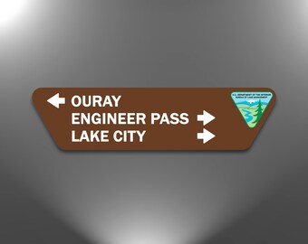 Copy of Trail Sign from the San Juan Mountains, Colorado