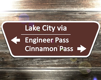 Copy of Trail Sign from the San Juan Mountains, Colorado