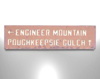 Copy of Trail Sign from the Bear Creek Jeep trail, Colorado