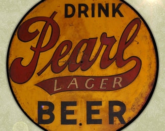 Copie de l’enseigne vintage Pearl Beer