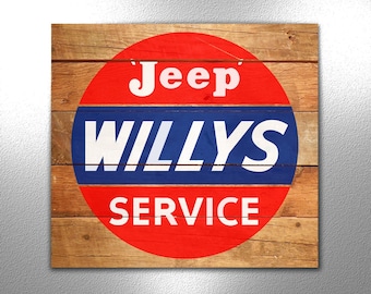 Señal de ventas y servicio de Willys