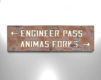 Copy of Trail Sign from Bear Creek Jeep trail, Colorado