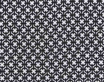 Quilting cotton fabric by the yard, black white fabric, small print 100% premium cotton by Paula Prass. Need more fabric yardage? Just ask.