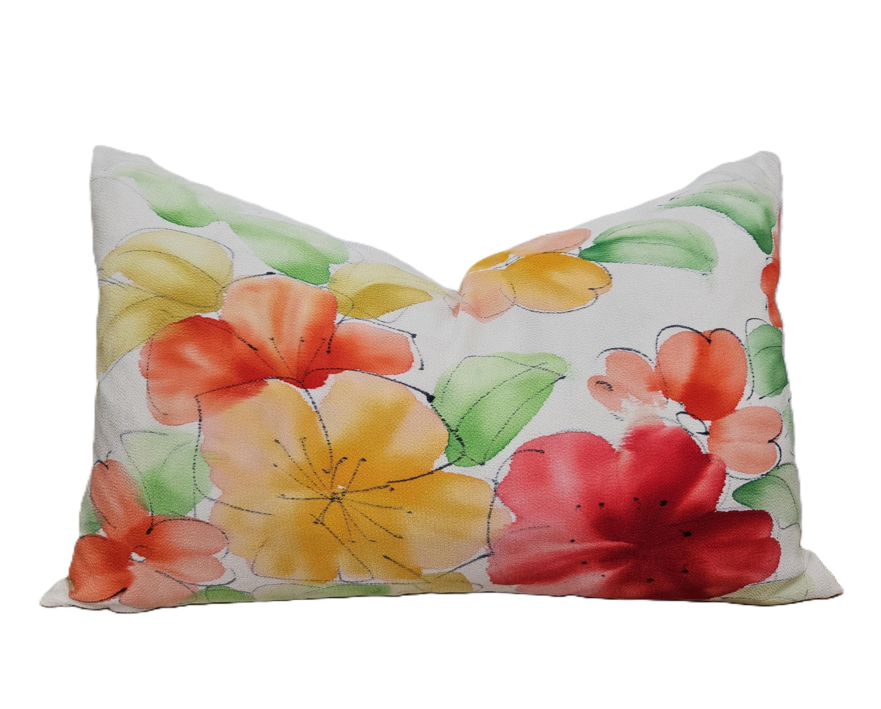 Mainstays Outdoor Patio Toss Pillow, Muree Primrose, 24 Mainstays Outdoor Patio Toss Pillow, Muree Primrose, 24