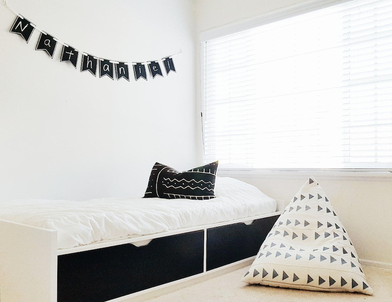 Authentic Mudcloth Boho Lounger® Mudcloth Pouf Boho Pouf image 2