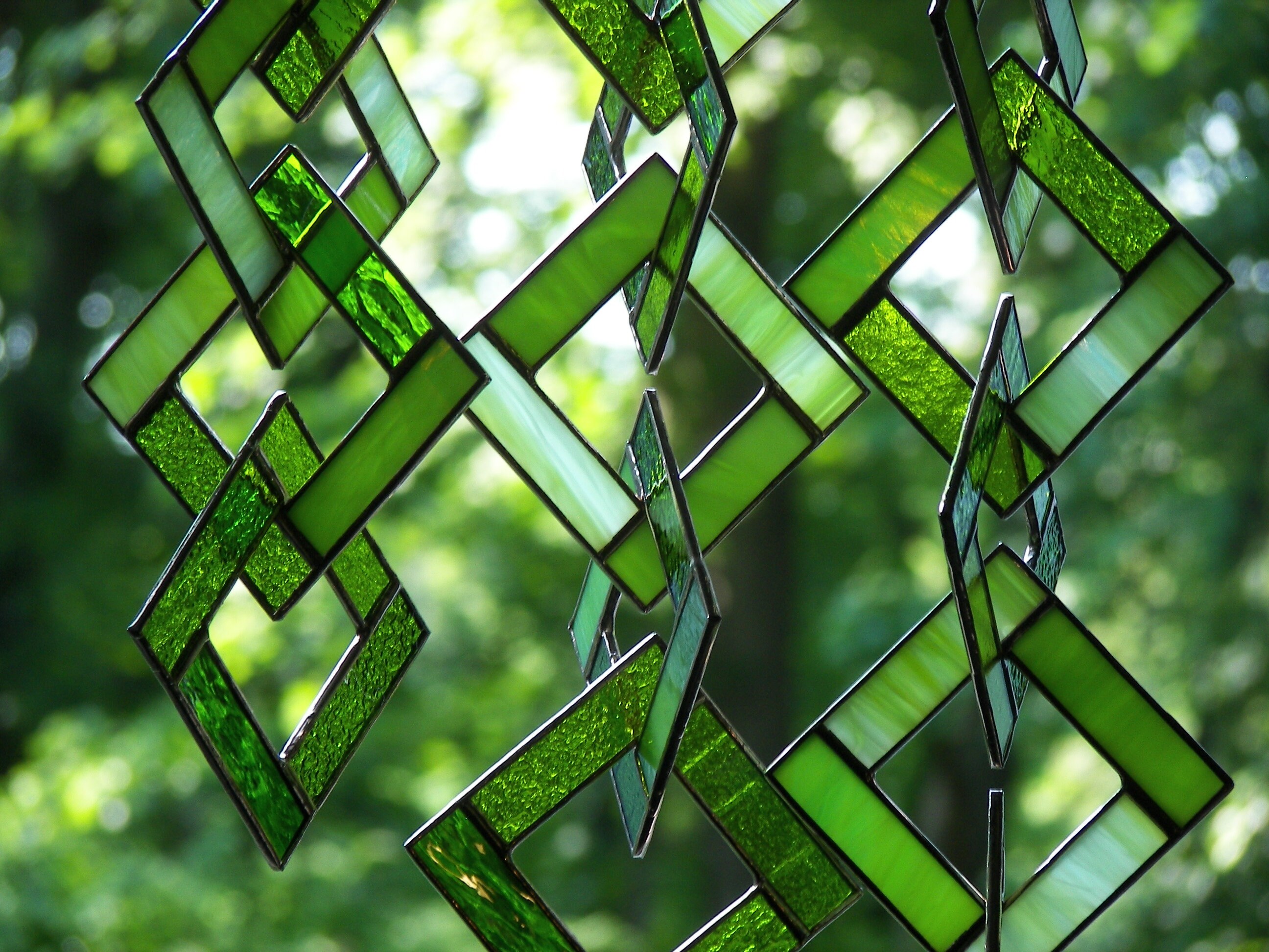 Chartreuse Stained GlassLime Green Stained Glass Green Etsy