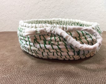 Zero Waste Coiled Fabric Basket