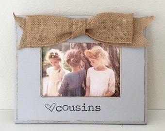 Cousins picture frame, cousins picture, cousins frame, cousins photo frame, 5x7 personalized picture frame