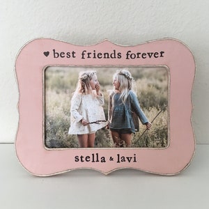 Best friends picture frame, custom 4x6 frame, bff, girls gift