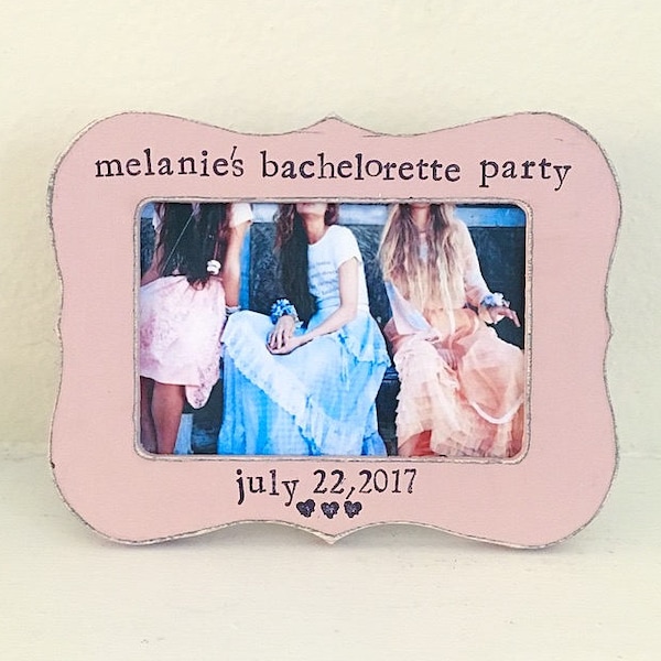 Bachelorette party gift, picture frame, gift for bridal party, from bride
