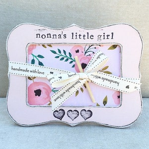 Gift idea for grandma, grandma gift, picture frame for grandparents, from granddaughter, baby picture frame, nursery decor
