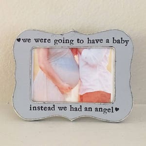 Pérdida infantil, regalo por aborto espontáneo, marco de fotos conmemorativo del bebé para ecografía