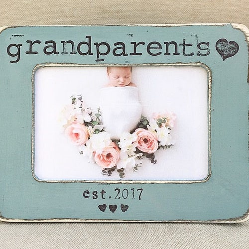Grandparents Frame Gift for Grandparents Baby Picture Frame Etsy