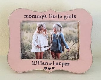 Mom gift Mommy Gift Mother's Day frame always your little girl frame 4 x 6 personalized picture frame  - Flowers in December Design Studio