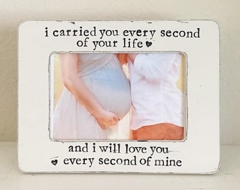 Regalo conmemorativo por la pérdida de un bebé, regalo por un aborto espontáneo, marco en memoria del bebé, pérdida de un hijo - Flores en diciembre