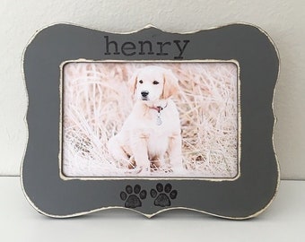 Dog mom gift, grand dog picture frame, pet gift, personalized picture frame, dog gift, pet lover, cat picture frame