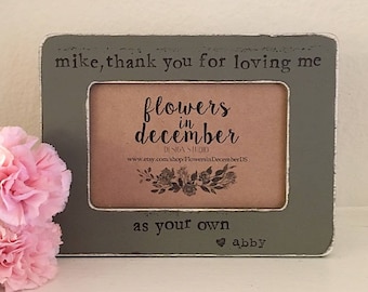 Marco de fotos personalizado para padrastro: regalo extra para el Día del Padre