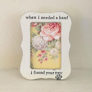 Personalized Pet Memorial Frame: Hand-Painted Dog/Cat Loss Gift