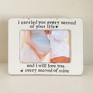 Infant Loss Memorial Picture Frame: Handmade Sympathy Gift image 1