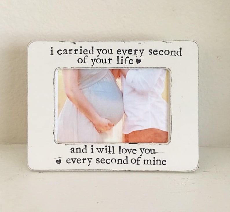 Infant Loss Memorial Picture Frame: Handmade Sympathy Gift image 1