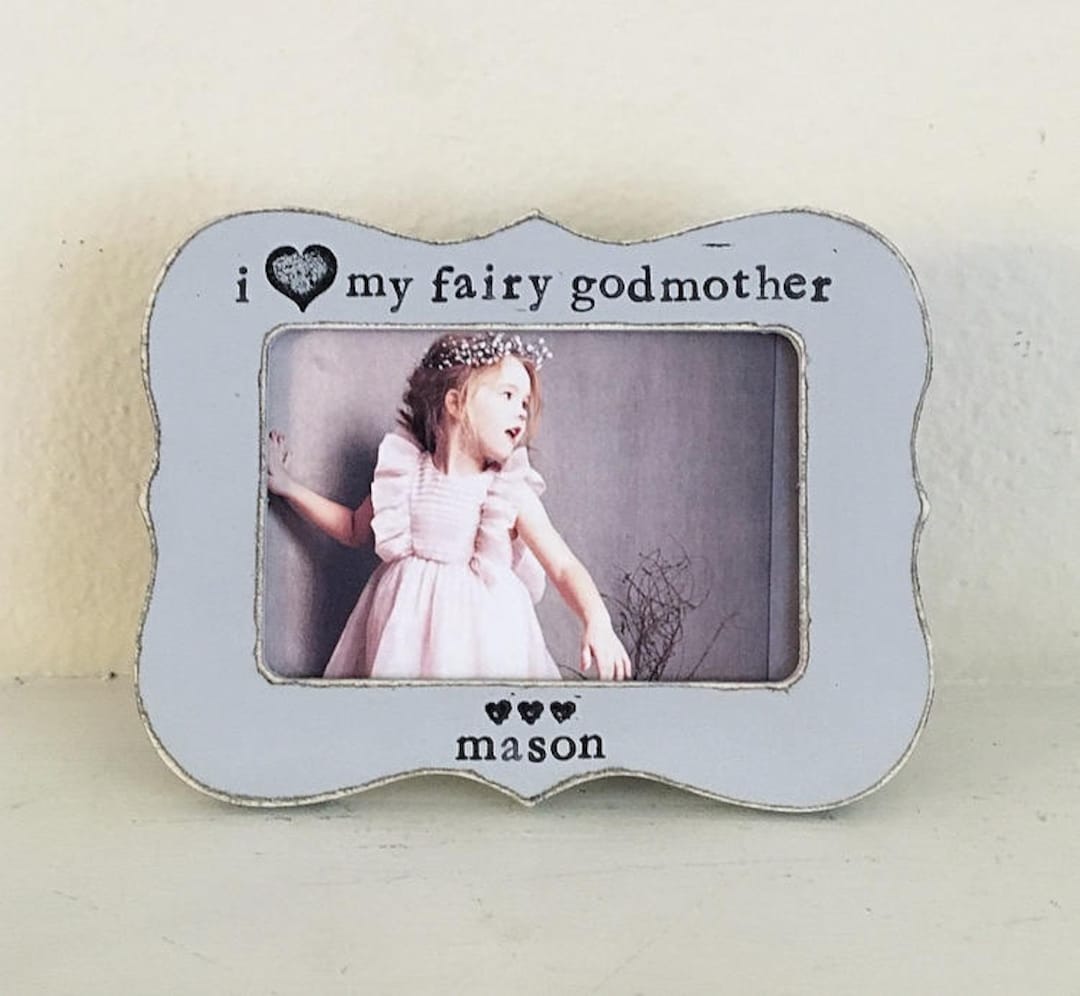 Godmother Picture Frame, I Love My Godmother, Fairy Godmother