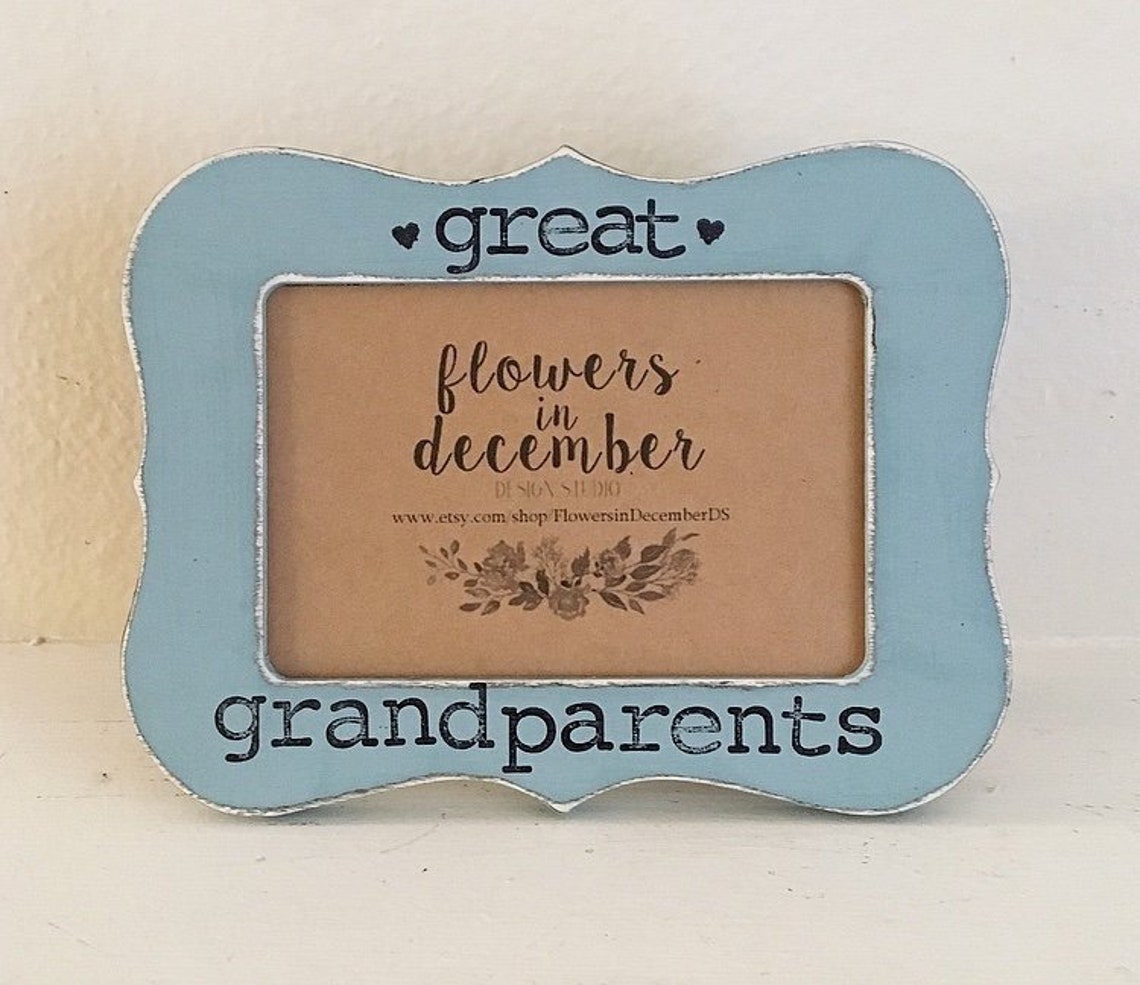 Gift for Great Grandparents Personalized Picture Frame Gift Etsy UK