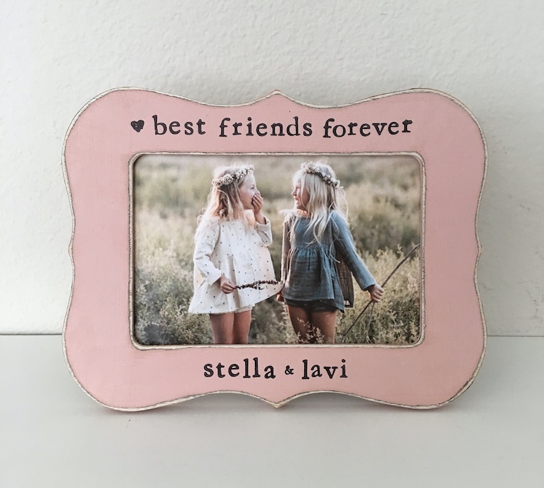 Best Friends Picture Frame Custom 4x6 Frame Bff Girls Gift Etsy