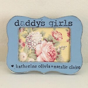 Daddys girl picture frame, daddys little girl, gift for dad, Daddy&#39;s girl, gift from daughter, personalized picture frame for dad from child