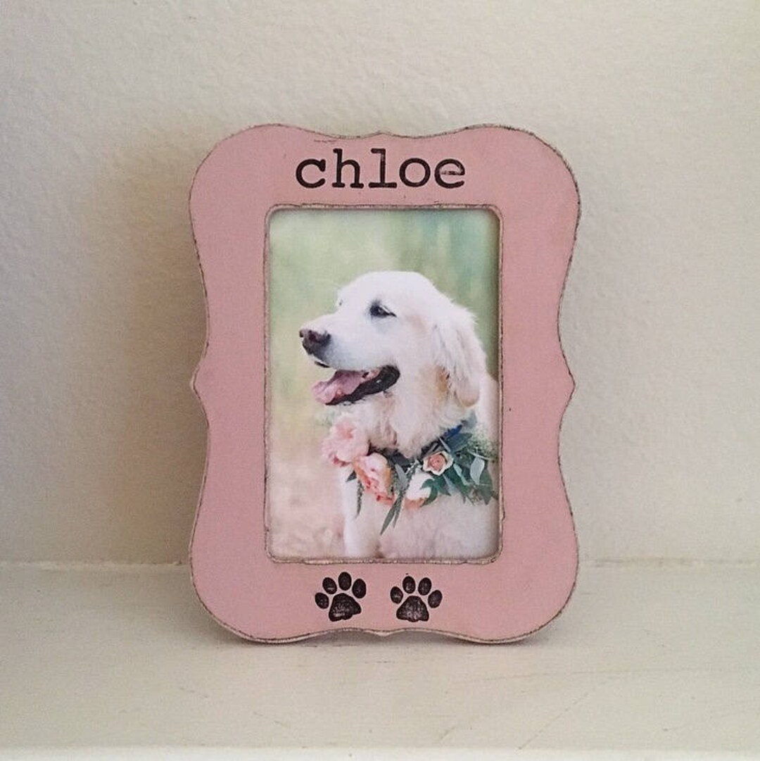 Personalized Dog Picture Frame, Pet Frame, Pet Memorial Picture Frame, Pet Loss, Loss of Dog