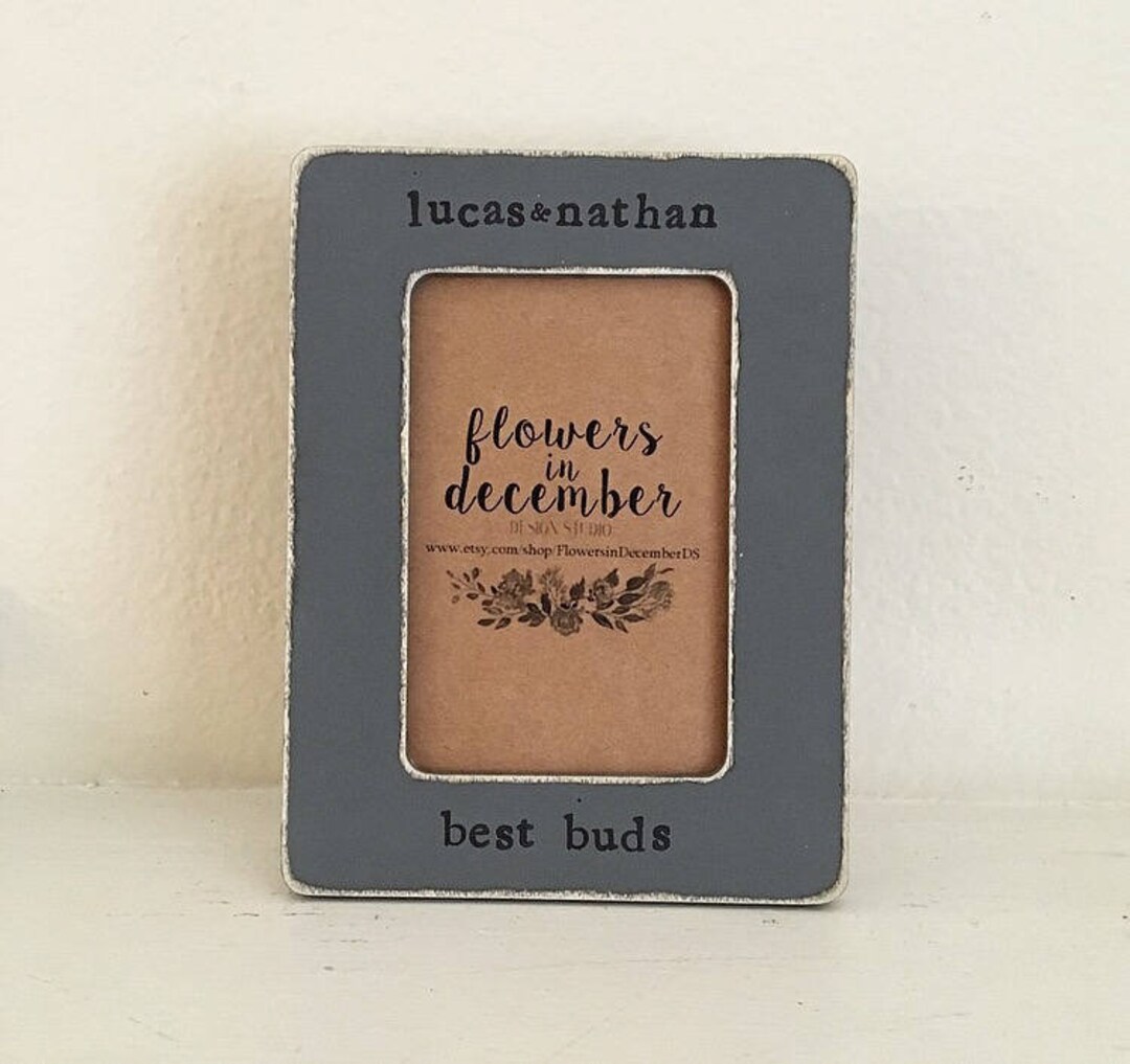 Best Buddies Best Friends Gift Brothers Personalized Picture Frame in ...