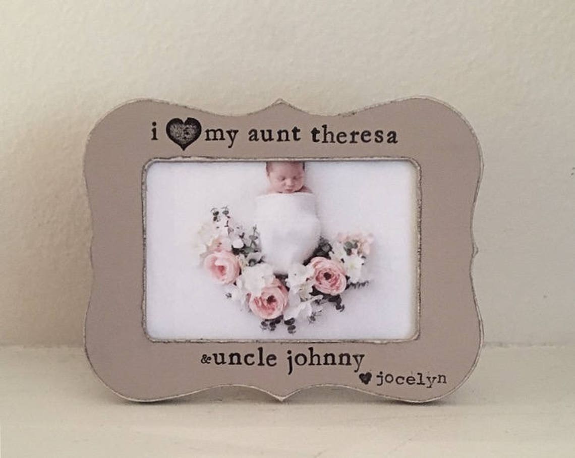 Aunt and Uncle gift Aunt picture frame Uncle picture frame Etsy