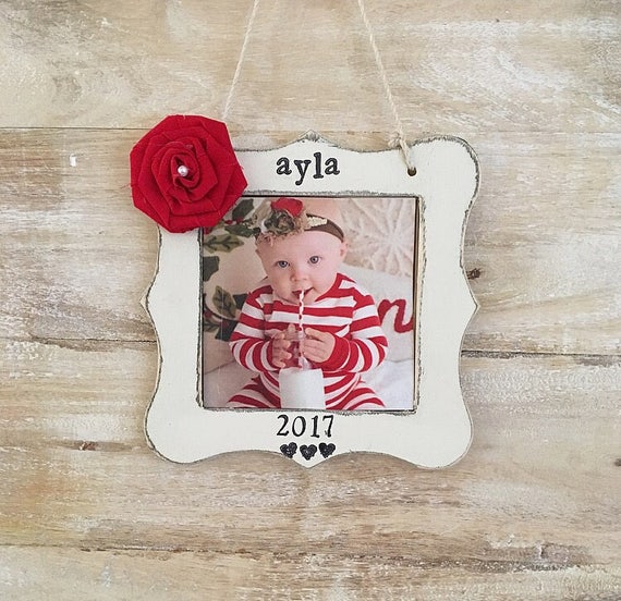 Handmade Baby's First Christmas Ornament: cottage christmas
