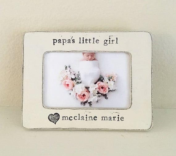 Gift for Papa Grandpa Father's Day Gift Papa's Little Girl