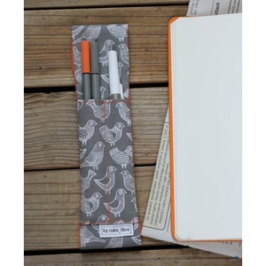 MTO Notebook pen holder - Birds