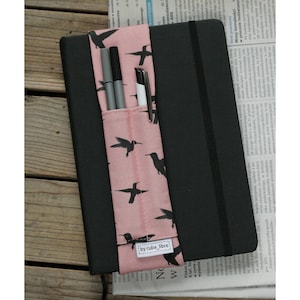 Notebook pen holder - Hummingbirds