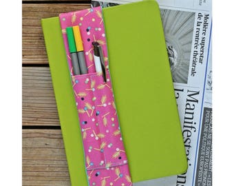 Notebook pen holder - Patterns